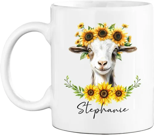 Miniatura 28 de Taza de café de burro personalizada, bonita taza de café de burro para amantes de los animales, niñas, hermana e hija, taza de té personalizada