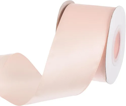Miniatura 88 de MECCANIXITY Cinta de satén de 3/8 pulgadas de 50 yardas, de grogrén, de seda sólida, fina para ramo de boda, para regalo del día de San Valentín