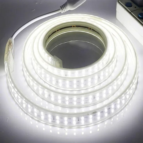 Miniatura 13 de SUYOOULIN Tira de luces LED, alto voltaje AC110V-130V 13 pies/13.1 ft súper brillante 16000LM Waterpoof IP68 2835 180 LEDs/m tiras de luz LED
