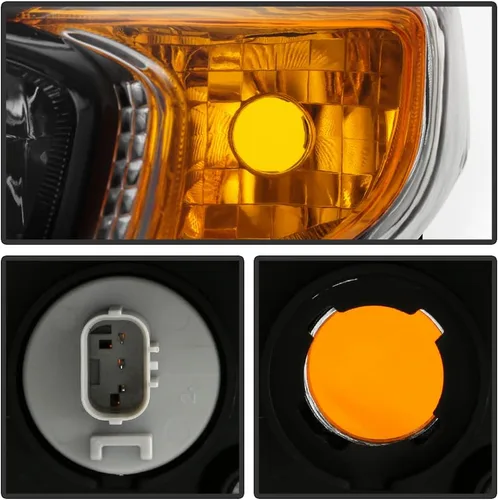 Miniatura 5 de ACANII - Faros delanteros de repuesto para Honda Civic 2 puertas coupé 2014-2015, estilo de fábrica, lado del conductor y del pasajero