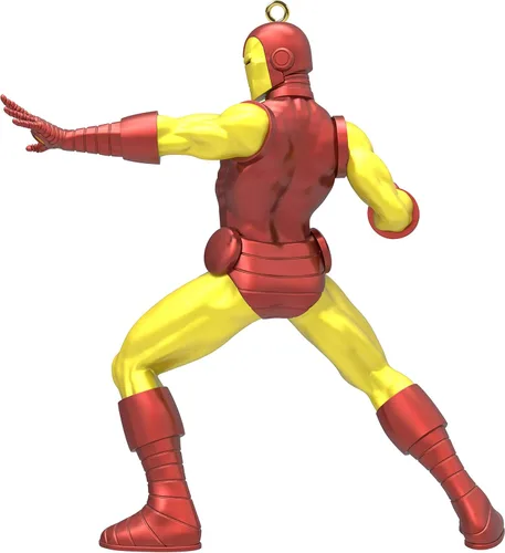 Miniatura 2 de Hallmark Keepsake Adorno de Navidad 2019 con fecha de año Marvel Iron Man, Metal