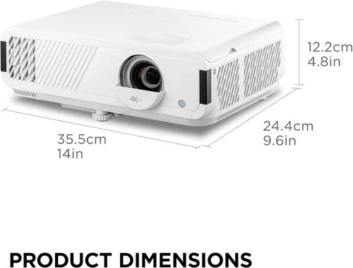 Miniatura 7 de ViewSonic Proyector PX700HDH de 3700 lúmenes y 1080p, alto brillo y tecnología supercolor para entretenimiento en el hogar suave