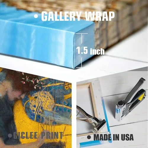 Miniatura 67 de A&T ARTWORK Campo de trigo con cipreses de Van Gogh Las reproducciones de arte clásico mundial, impresiones en lienzo giclée para decoración