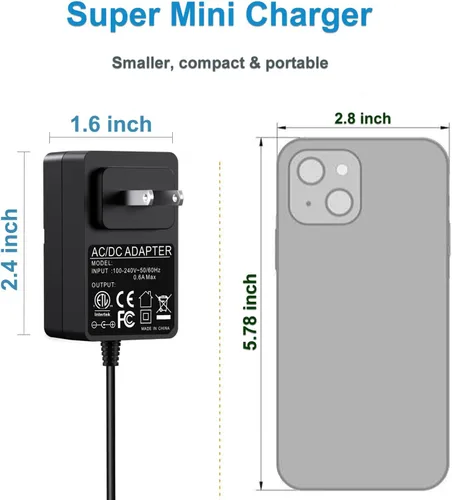 Miniatura 4 de Cargador para Shark DK33-288080H-U compatible con Shark IZ462H IZ482H IZ483H IZ662H IZ662H IZ682H 1Z440H 1Z441HBRN Vertex Aspiradora inalámbrica