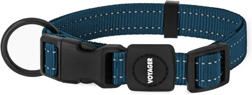Miniatura 19 de Best Pet Supplies Voyager - Correa o collar reflectante para perro con asa de neopreno, para cachorros de raza pequeña, mediana y grande, bonita
