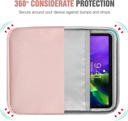 Miniatura 4 de TiMOVO - Funda para tablet de 9-11 pulgadas con correa para el hombro para iPad 11 pulgadas A16 2025, iPad 10.ª generación 10.9"/10.2", Galaxy Tab