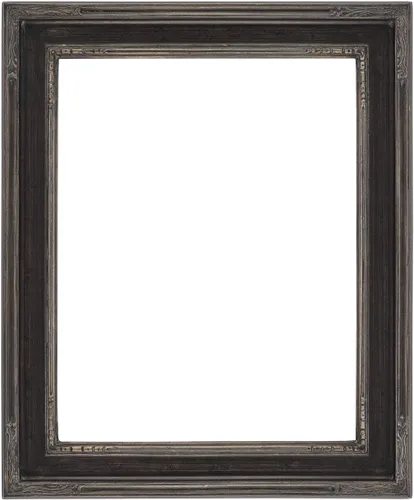 Miniatura 7 de Creative Mark Colección Museo Nouveau, Marcos Negro/Oro 8x10 - Madera Real Acabada a Mano, Marco de Una Pieza, Esquina Cerrada, Parte Posterior
