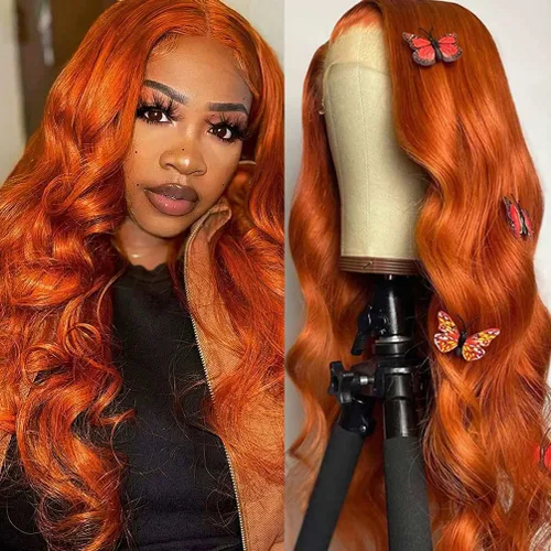 Miniatura 22 de Srakuw Wear and Go - Pelucas de cabello humano sin pegamento, precortadas con encaje frontal, pelucas para mujeres negras, sin pegamento, onda
