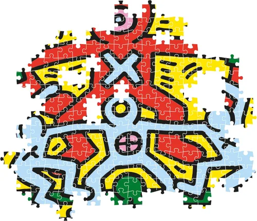 Miniatura 5 de Clementoni - Keith Haring Haring-1000 piezas para adultos, arte, pinturas famosas, Made in Italy, multicolor, 39757