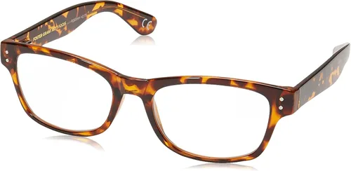 Foster Grant - Lentes multifocales Conan para leer Tortuga brillante/Transparente