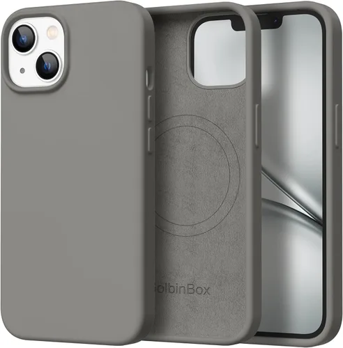 Miniatura 71 de GolbinBox Funda magnética para iPhone 17, compatible con MagSafe, cubierta de silicona integrada para control de cámara, funda de silicona líquida a