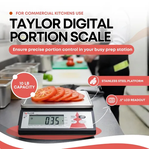Miniatura 2 de Taylor Precision TE10R - Báscula digital de 10 libras con plataforma S/S