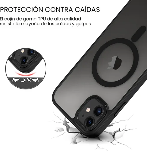 Miniatura 4 de BENTOBEN Funda para iPhone 11, Funda de teléfono para iPhone 11 Funda Magnética [Compatible con Mag Safe] Translúcida Mate Delgada Resistente a Negro