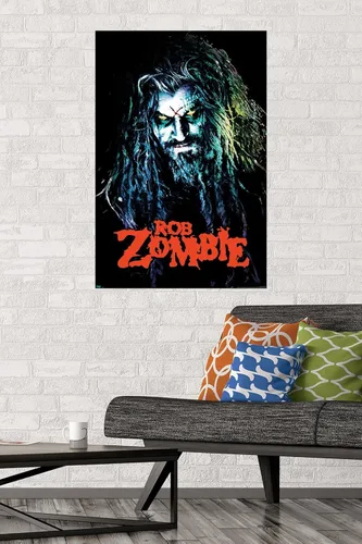 Miniatura 2 de Rob Zombie - Póster de pared HellBilly de 34 pulgadas de largo x 22.4 pulgadas de ancho, versión sin marco