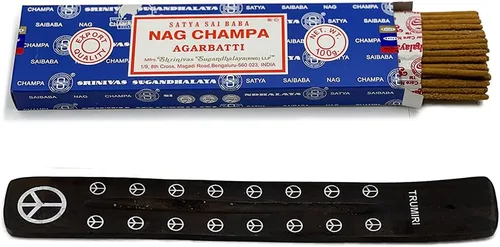 Miniatura 3 de TRUMIRI Paquete de soportes para incienso con varillas de incienso Satya Sai Baba Nagchampa de 3.53 oz (100 g) - Paquete de 1