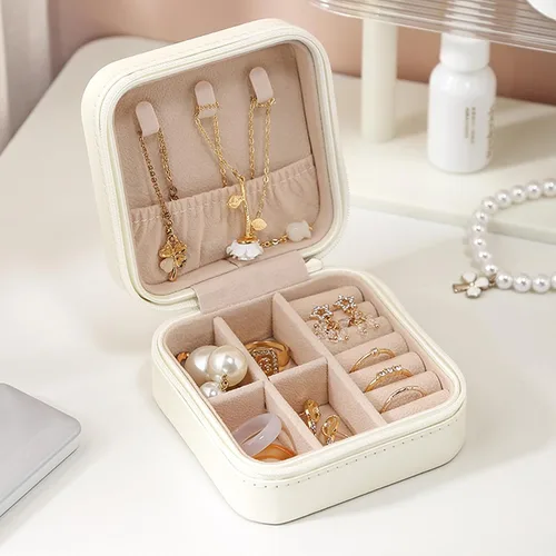 Miniatura 3 de 6 cajas de joyería (esmeralda) (blanco)