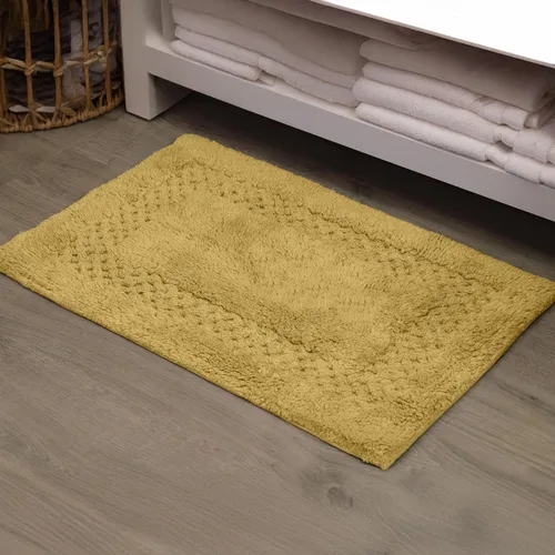 Miniatura 99 de Home Weavers Classy - Juego de alfombras de baño 100 % algodón, decoración de baño, lavable, extrasuave y absorbente, tapete de cocina, juego de Aqua