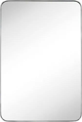 Miniatura 16 de GRACTO Espejo de baño con marco de metal de acero inoxidable de níquel cepillado de 20 x 30 pulgadas para montar en la pared, espejo rectangular