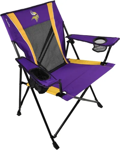 Miniatura 36 de Kijaro Dual Lock Pro, Silla plegable para fanáticos de deportes, 26" L x 35.5" W x 37" H, Carolina Panthers
