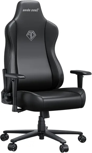 Anda Seat Novis - Silla de juegos para adultos, sillas reclinables XL, silla de oficina ergonómica de cuero de PVC, soporte lumbar trasero