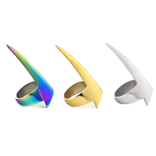 Miniatura 36 de Anillos profesionales para separar y seccionar el cabello, herramientas de acero inoxidable para trenzar el cabello para pelucas de rastas