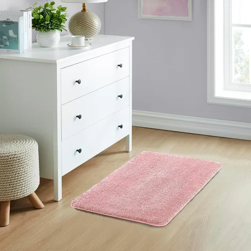 Miniatura 2 de YHF - Alfombras de baño de 20 x 32 pulgadas, extra gruesas y suaves, de microfibra peluda, lavables a máquina, alfombras de baño absorbentes, tapete