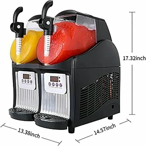 Miniatura 7 de Fabricante de granizado congelado,Máquina comercial de hielo Slush,Máquina de hacer granizados de hielo,Máquina de bebida congelada de batido