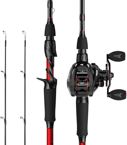 Miniatura 12 de KastKing Royale Legend II Twin Tip - Combos de caña y carrete de pescar de punta doble, combo para spinning y casting, cañas de grafito IM6 de 2