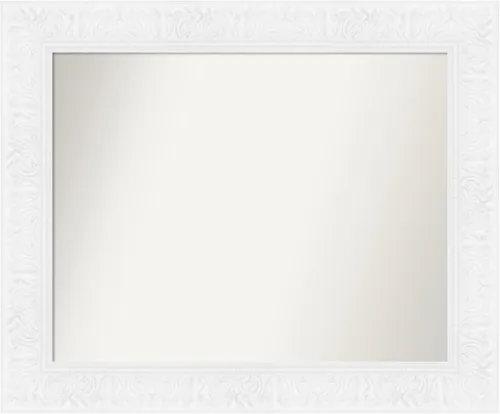 Miniatura 20 de Amanti Art Espejo de pared blanco de 30 x 42 pulgadas, espejo de baño rectangular blanco para decoración de pared de sala de estar, marco Parlor