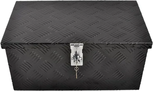 Miniatura 14 de Caja de herramientas de aluminio de 60 pulgadas para camión, caja de pecho de remolque, organizador de almacenamiento bajo la carrocería