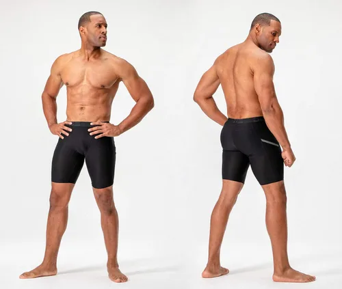 Miniatura 3 de DEVOPS 3 or 5 Pack Compression Shorts Men Spandex Sport Shorts Athletic Workout Running Performance Baselayer Underwear