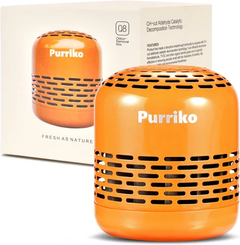 Purriko Desodorante para Refrigerador, Dura hasta 10 años, Eliminador de Olores para Refrigerador, Desodorante para Nevera, Más Efectivo que las