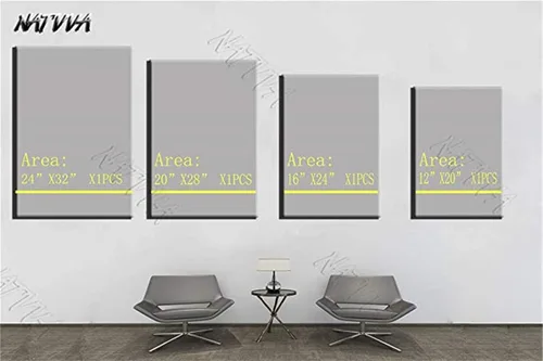 Miniatura 3 de NATVVA Póster impreso con texto en inglés «Live by The Sun» Love By The Moon - Lienzo decorativo para pared, impresiones artísticas, pintura