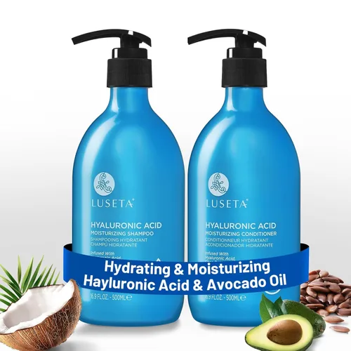 Miniatura 19 de Luseta - Champú y acondicionador de queratina para cabello teñido dañado y seco, tratamiento capilar de queratina para suavizar, nutrir