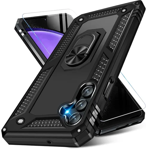 Miniatura 42 de Vaki Funda para Samsung Galaxy S22 5G con protector de pantalla integrado de grado militar, cubierta dura y resistente, funda resistente para Galaxy