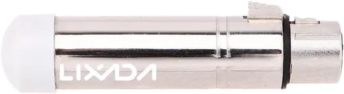 Miniatura 3 de Lixada 2.4G DMX512 receptor hembra inalámbrico XLR, control de luces LED para fiestas, plateado (Receiver-Silver)