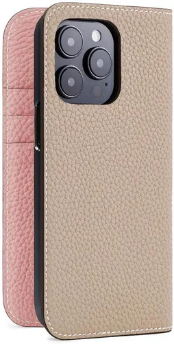 Miniatura 11 de BONAVENTURA Funda para smartphone Diary [iPhone15 Pro, negro x Etoupe] BODTR15P-BKET