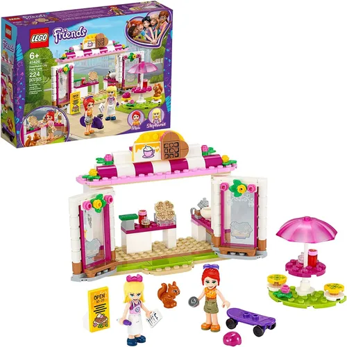 Miniatura 2 de LEGO Friends Heartlake City Park Café 41426 Juguete de construcción, juego de café al aire libre inspira el juego de roles e incluye 2 minifiguras