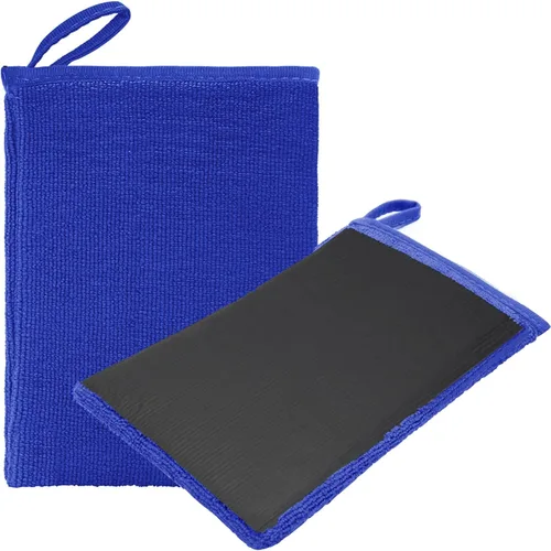 Windspeed Paquete de 2 Guantes de Arcilla, Barra de Arcilla de Microfibra para Detallado de Automóviles, Guante de Barra de Arcilla de Grado Medio,