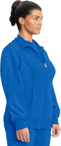 Miniatura 65 de Infinity by Cherokee 2391A - Chaquetas médicas con cremallera frontal para mujer, tela elástica en 4 direcciones