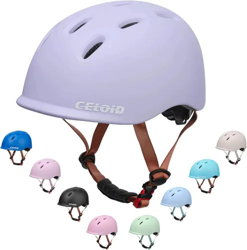 Casco de bicicleta para niños, cascos para niños pequeños para edades 5-8-9-10-12-14-16 años, jóvenes niños y niñas, casco ajustable para niños