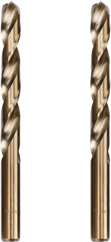 Miniatura 21 de Juego de brocas de cobalto M35 de 13 piezas, métricas de 0.079 a 0.315 pulgadas, brocas helicoidales HSS Jobber para metal duro, acero inoxidable