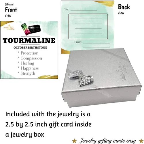 Miniatura 48 de Natural raw gemstone stud earrings with white gold over 925 sterling silver, 6 to 7mm rough genuine quality birthstone gift for her, Uniquelan