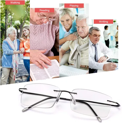 Miniatura 8 de Gafas de lectura progresivas multifocales fotocromáticas UV, gafas de sol, anteojos ligeros anti azul para computadora para hombres y mujeres
