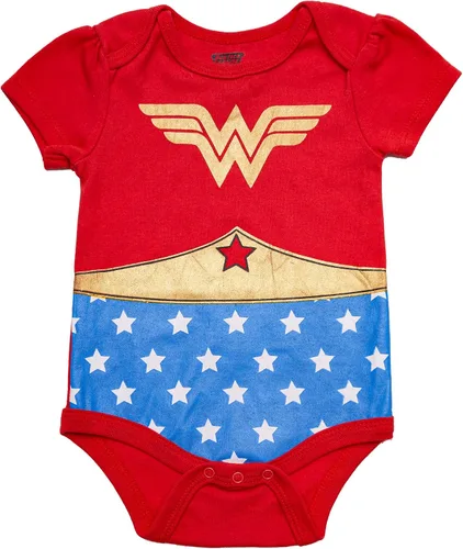 Miniatura 4 de DC Comics Liga de la Justicia - Paquete múltiple de body para niña recién nacida