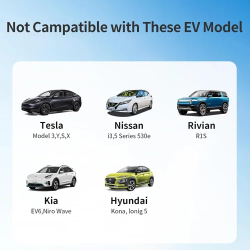 Miniatura 3 de QIAO - Adaptador Tesla a J1772, máximo 80 A 250 V CA, plateado nacs a j1772 para carga eficiente de vehículos eléctricos de nivel 2, compatible