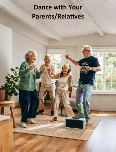 Miniatura 6 de iGuerburn Reproductor de música simple para personas mayores con demencia Reproductor de MP3 fácil para pacientes con Alzheimer, demencia