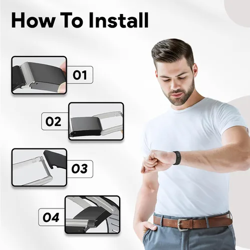 Miniatura 4 de DADO Correa de repuesto deportiva de silicona compatible con WHOOP 5.0, One, Peak y Life Fitness Tracker, transpirable, duradera y cómoda,