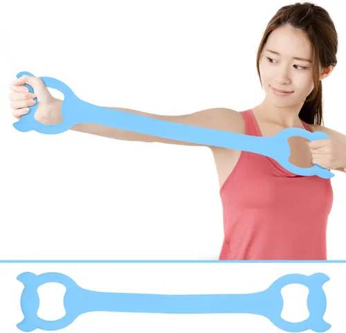 Miniatura 8 de Banda de resistencia resistente para mujeres, correa elástica para yoga, portátil, equipo de fitness en casa para entrenamiento de cuerpo completo