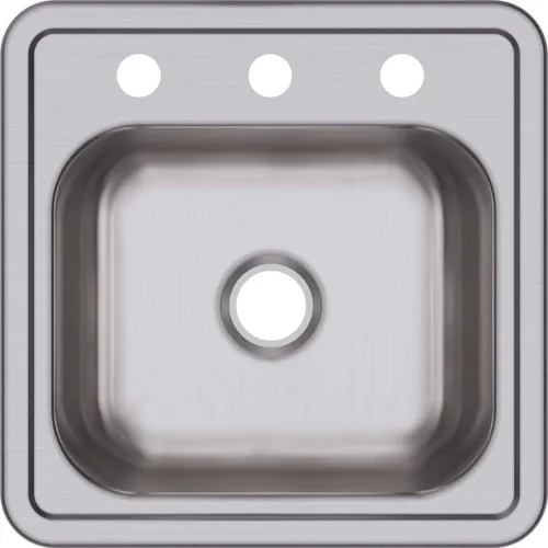 Miniatura 21 de Elkay D12522 Dayton Fregadero de Cocina de Acero Inoxidable de 25" de Empotrar de Una Sola Cubeta - 1 Orificio para Grifo